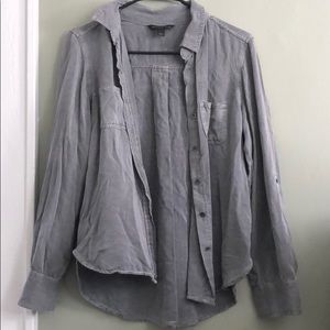Gray Button Up Shirt